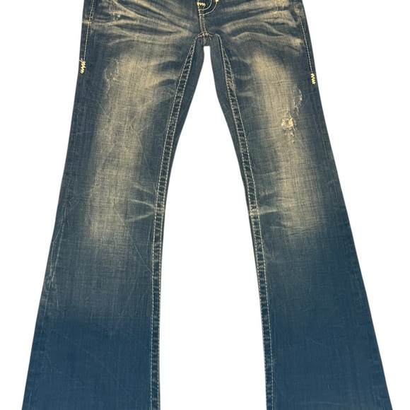 Big Star Denim - Big Star Blue Flare Wide Leg Jeans